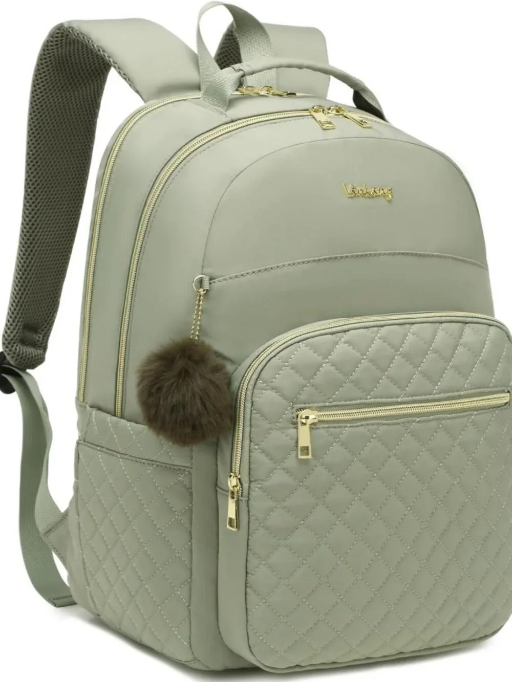 Cute Teen Girls School Backpack, Laptop Bag with Charging Hole for Work